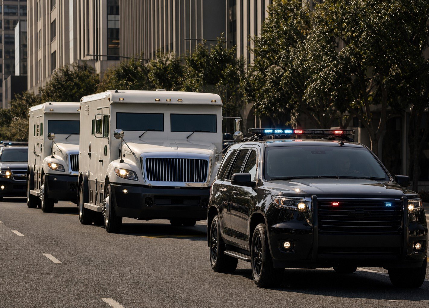 Imperial Parcel Services armored transport